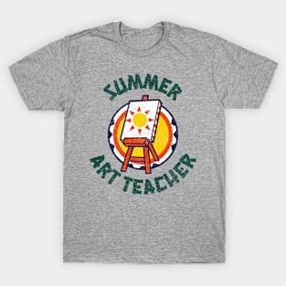 Summer Art Teacher Holiday Camp T-Shirt